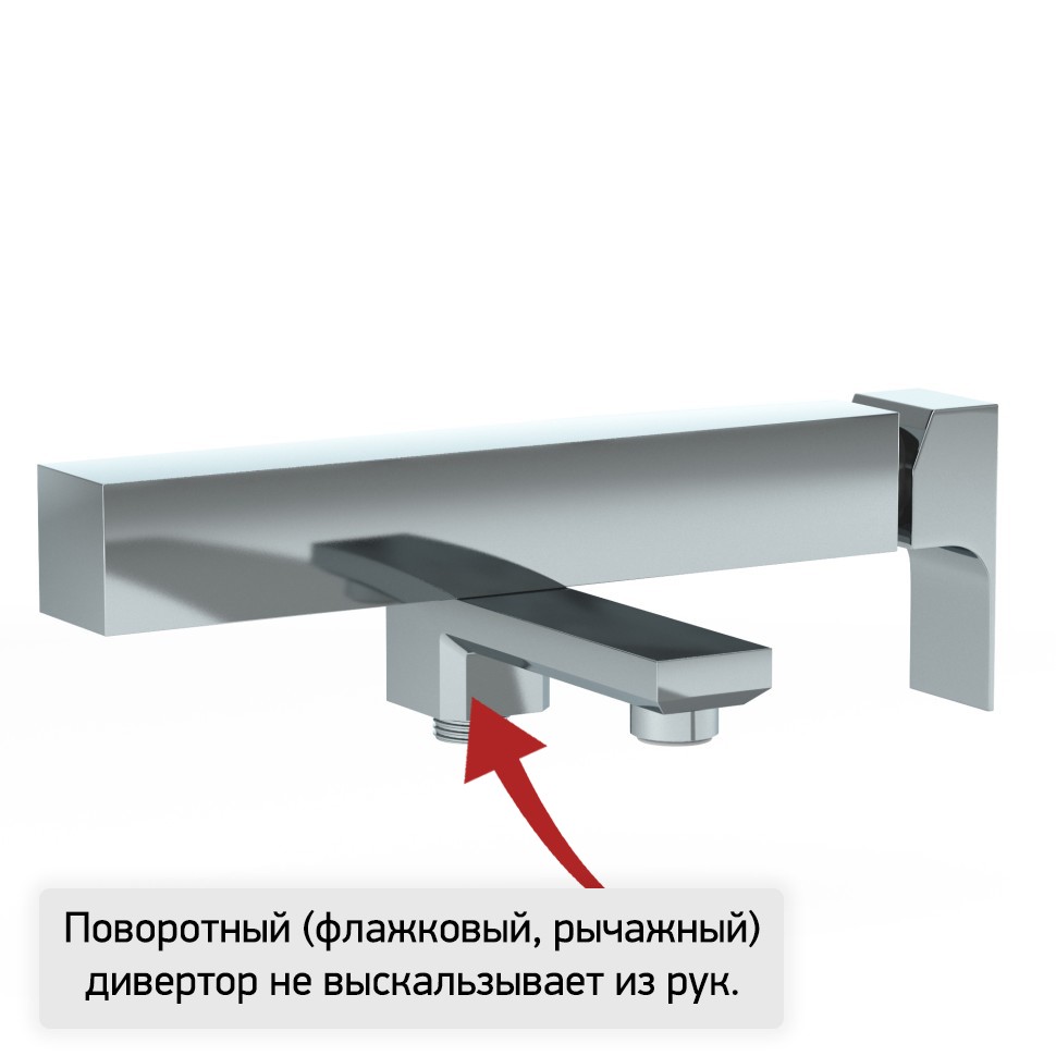 Смеситель для ванны с душем Paini Grazia 21CR111 хром