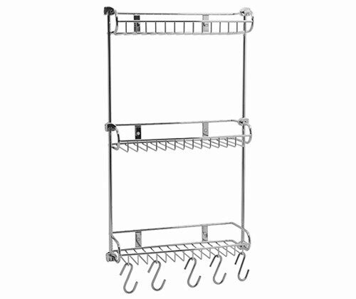 Полка Wasserkraft K-1433 3-ярусная, с крючками