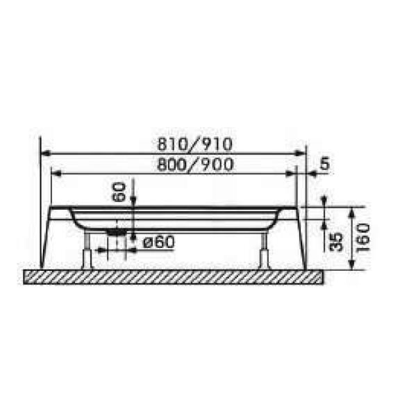 Поддон для душа RGW Lux TN 16180488-41 80x80