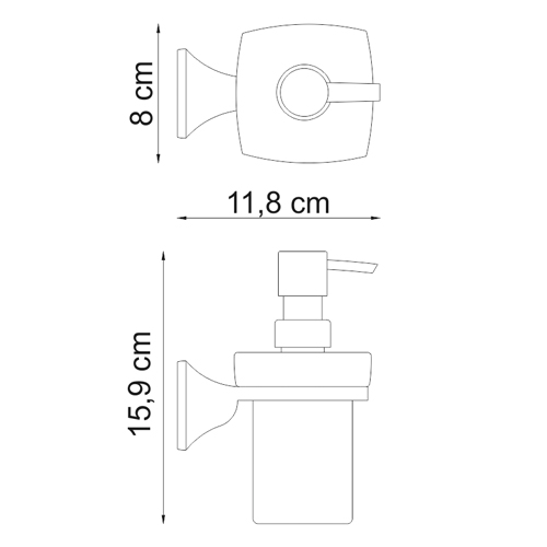 Дозатор Wasserkraft Wern K-2599