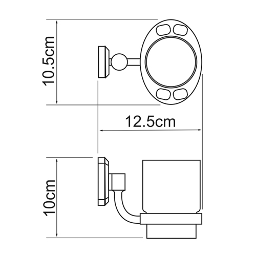 Стакан Wasserkraft Oder K-3028