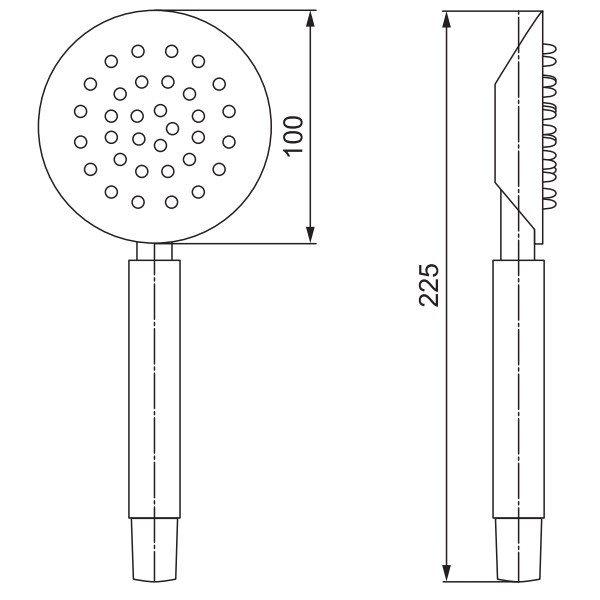 Душевая лейка Paini Tivoli TICR155