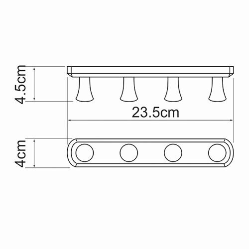 Крючок Wasserkraft K-1074Black