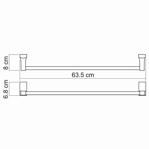 Полотенцедержатель Wasserkraft Leine K-5030