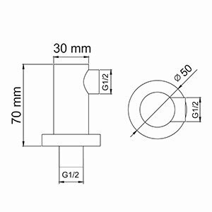 Шланговое подключение Wasserkraft A102