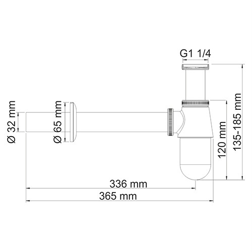 Сифон для раковины Wasserkraft A071