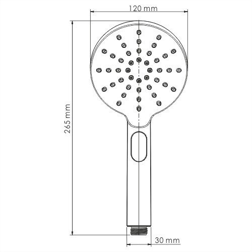 Душевая лейка Wasserkraft A127