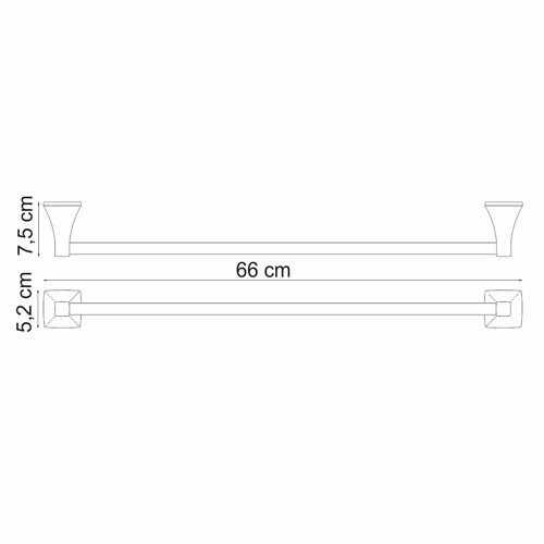 Полотенцедержатель Wasserkraft Wern K-2530