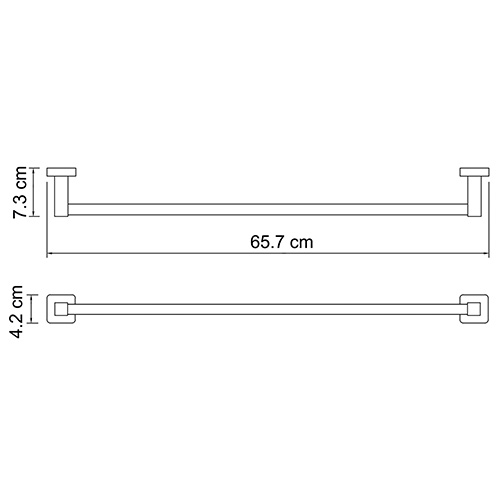 Полотенцедержатель Wasserkraft Dill K-3930