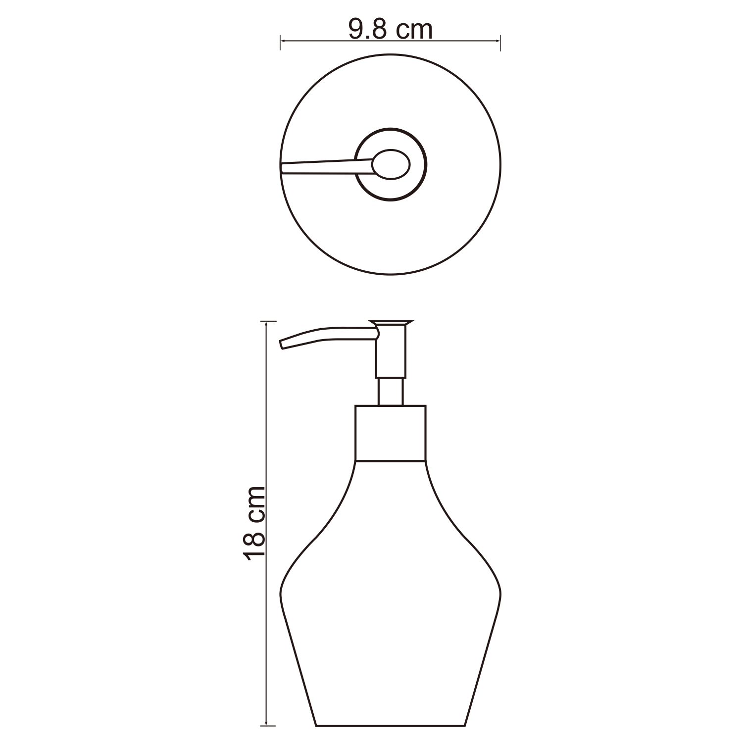 Дозатор Wasserkraft Dinkel K-4699