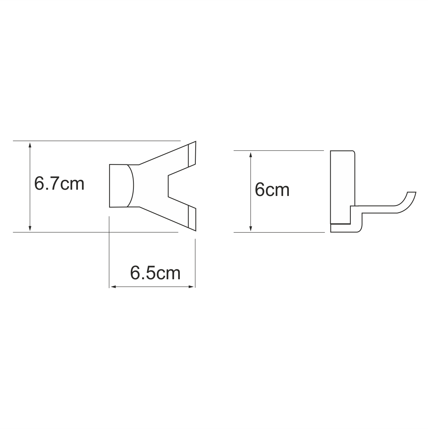 Крючок Wasserkraft Leine White K-5023DWHITE