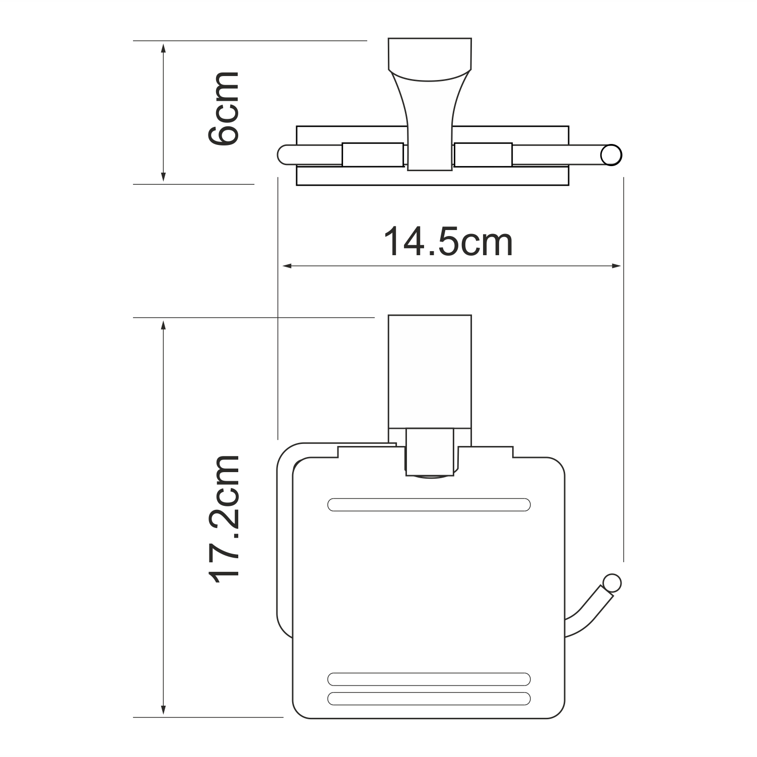 Держатель туалетной бумаги Wasserkraft Leine White K-5025White