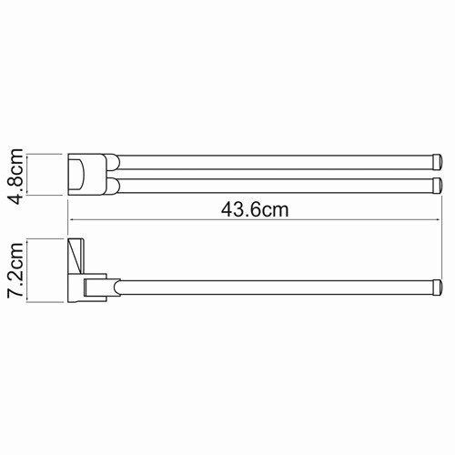 Полотенцедержатель Wasserkraft Leine K-5031