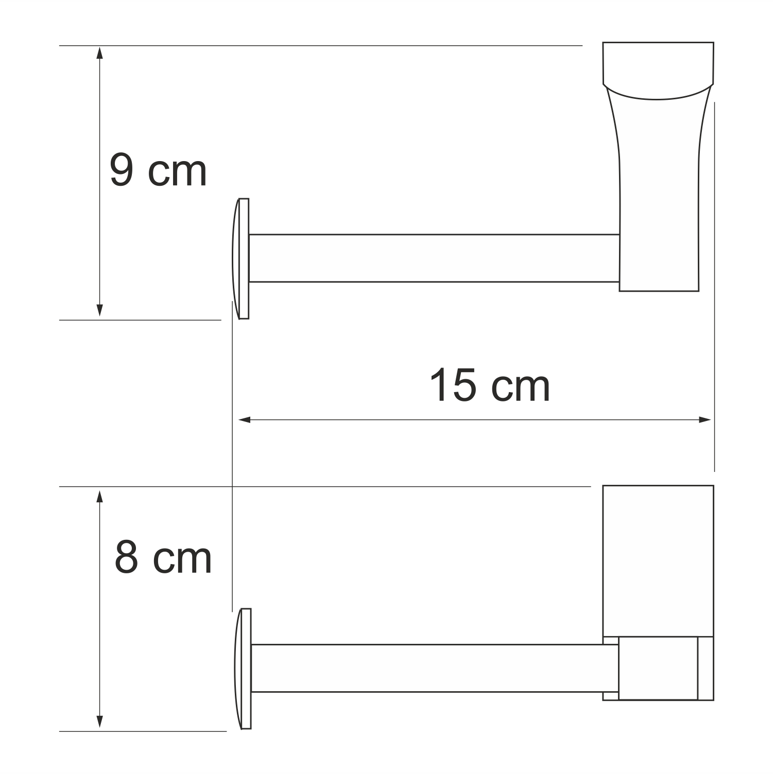 Держатель туалетной бумаги Wasserkraft Leine White K-5096White