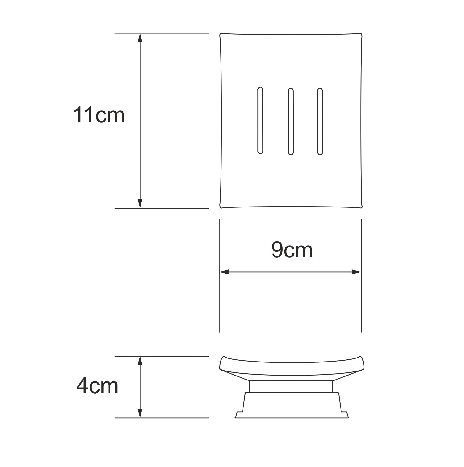 Мыльница Wasserkraft Amper K-5429black