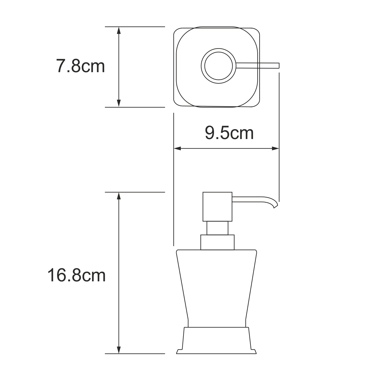 Дозатор Wasserkraft Amper K-5499