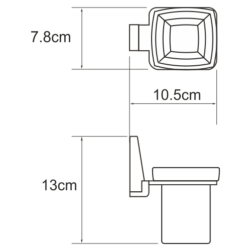 Стакан Wasserkraft Lopau K-6028