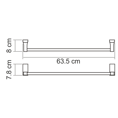 Полотенцедержатель Wasserkraft Abens K-3230