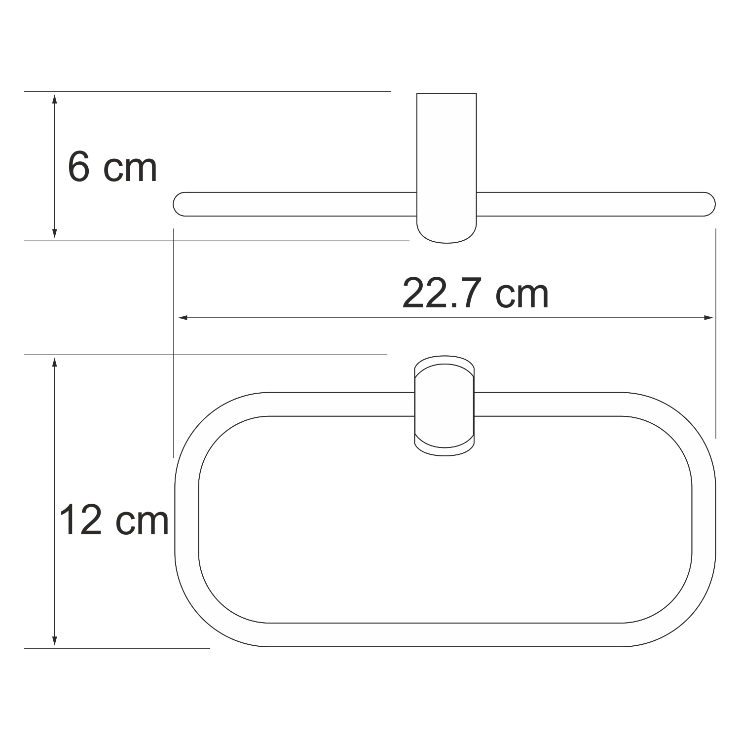 Полотенцедержатель Wasserkraft Berkel K-6860