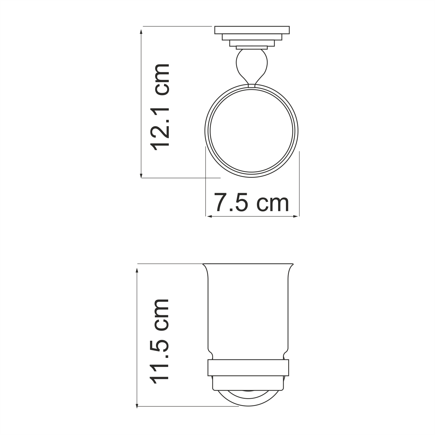 Стакан Wasserkraft Ammer K-7028