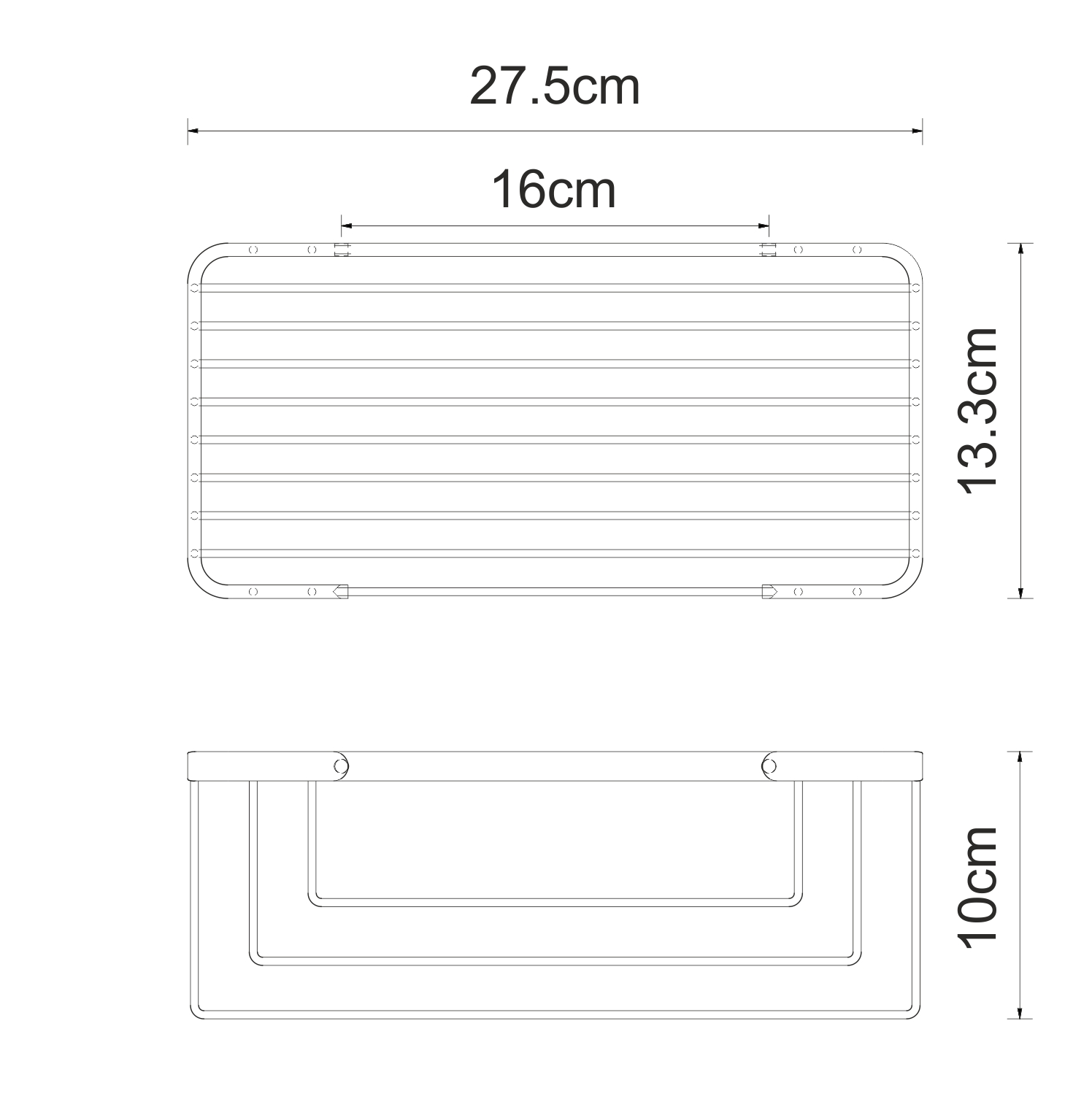 Полка Wasserkraft K-711BLACK