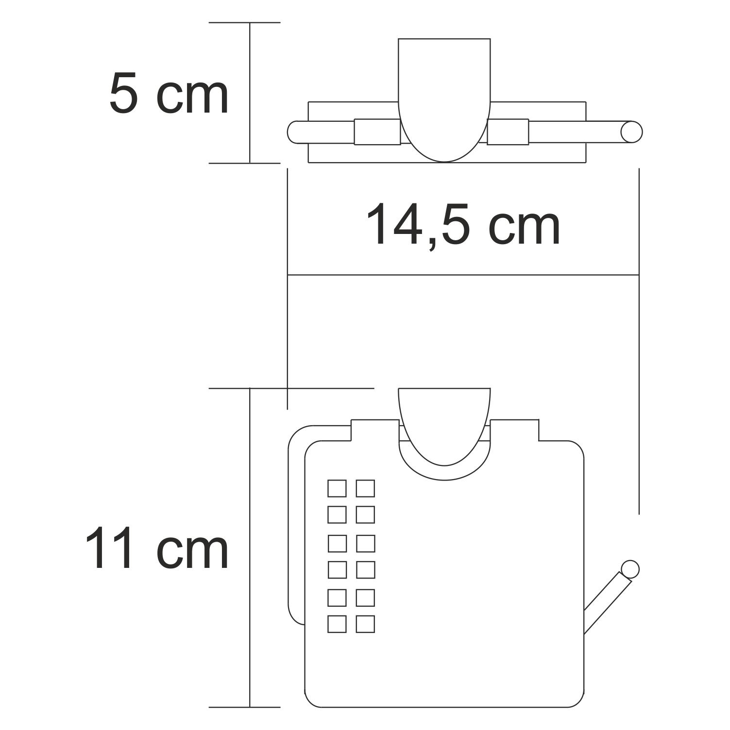 Держатель туалетной бумаги Wasserkraft Kammel K-8325 с крышкой