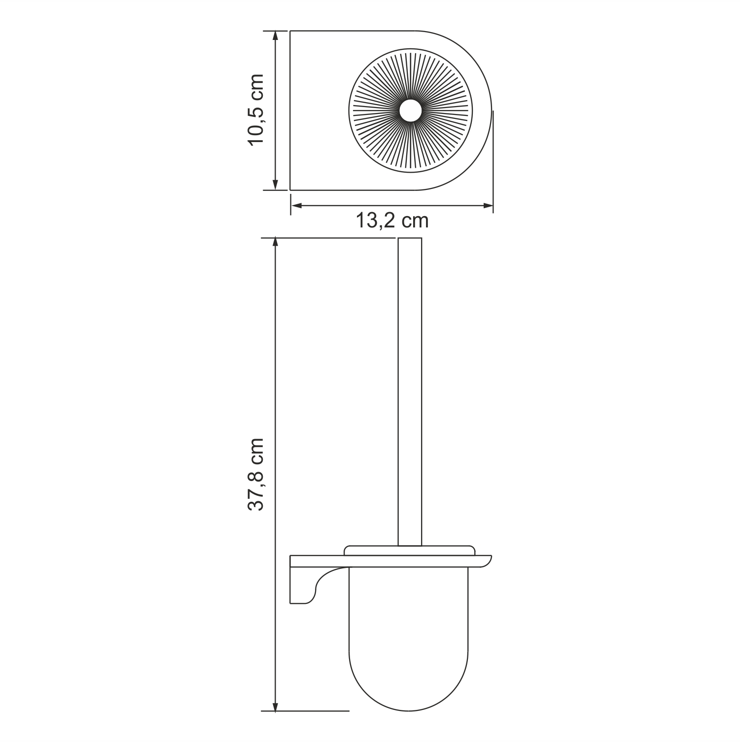 Ершик Wasserkraft Kammel K-8327white