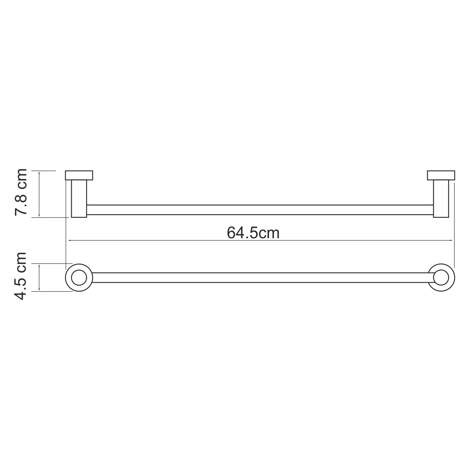 Полотенцедержатель Wasserkraft Donau K-9430