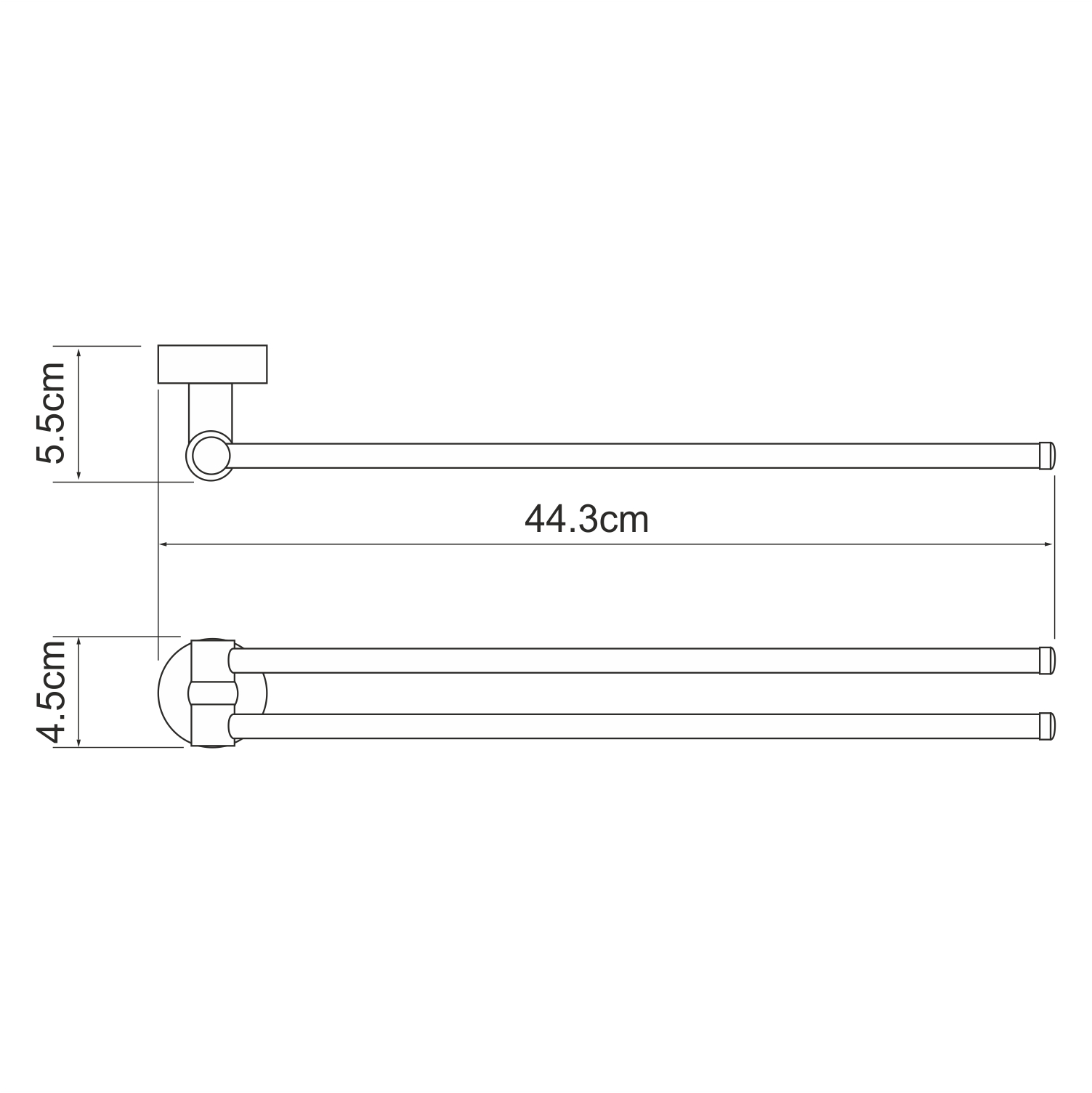 Полотенцедержатель Wasserkraft Donau K-9431