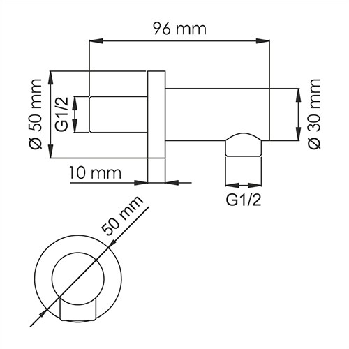 Шланговое подключение Wasserkraft A082