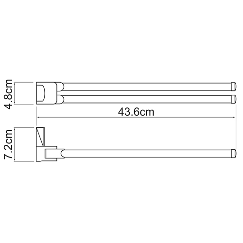 Полотенцедержатель Wasserkraft Leine K-5031