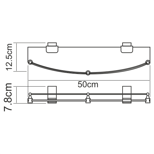 Полка Wasserkraft Lopau K-6044