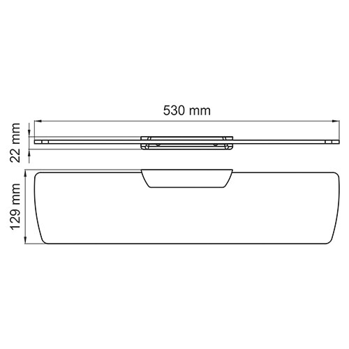 Полка Wasserkraft Glan K-5124