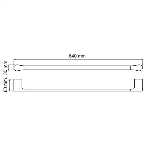 Полотенцедержатель Wasserkraft Wiese К-8930