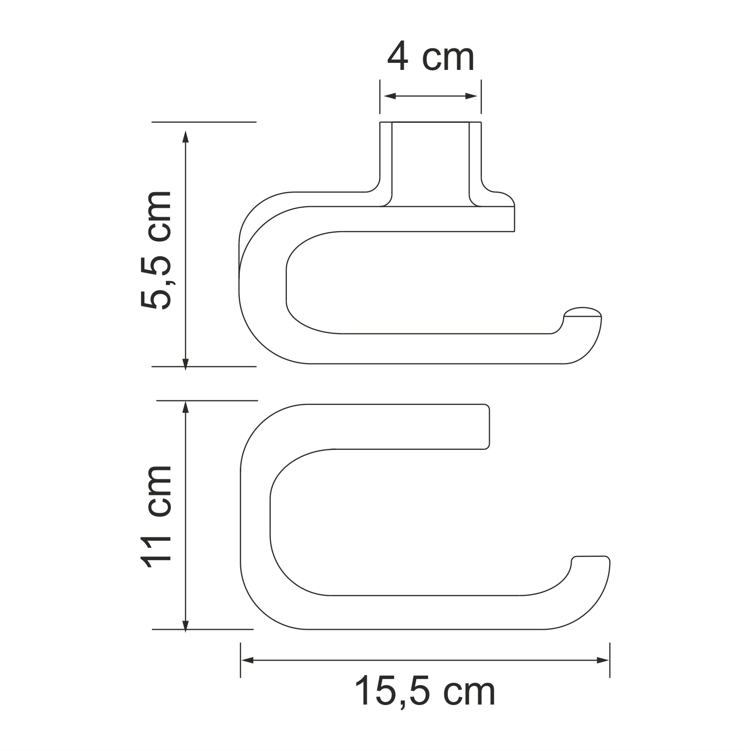 Держатель туалетной бумаги Wasserkraft Kammel K-8396