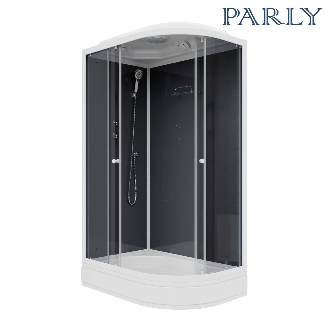 Душевая кабина Parly Classic CM121L 80х120, с поддоном, монтаж без силикона, L