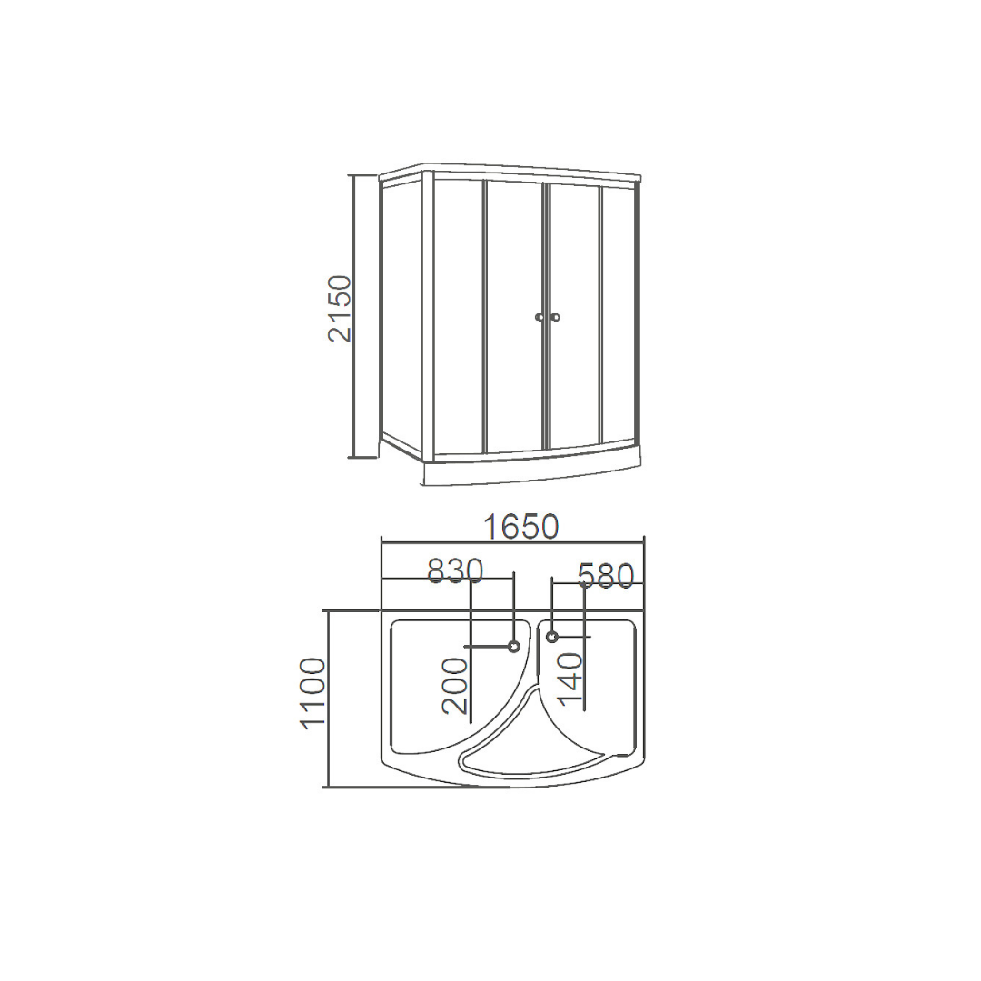 Душевая кабина Cerutti Spa Lesina 8342 R с сауной