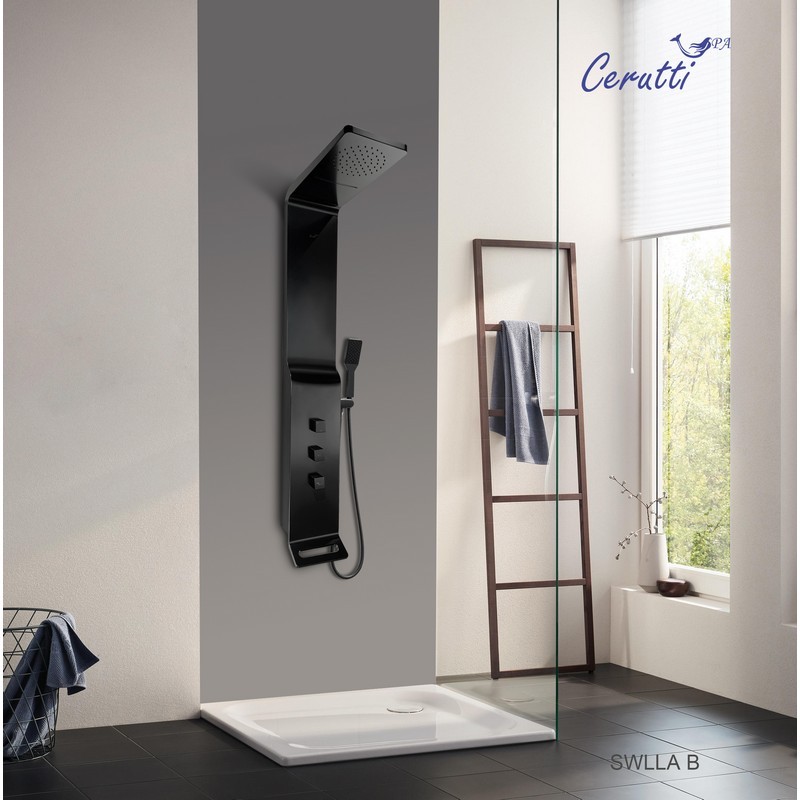 Душевая панель Cerutti Spa Sella B CT8989 черная