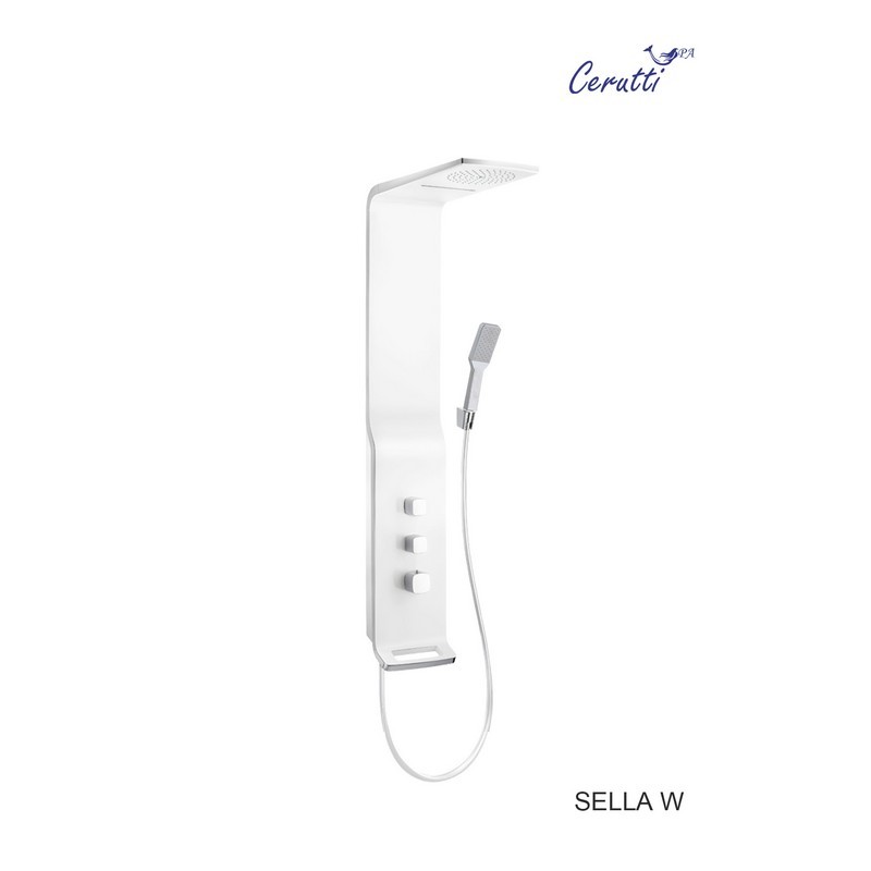 Душевая панель Cerutti Spa Sella W CT8988 белая