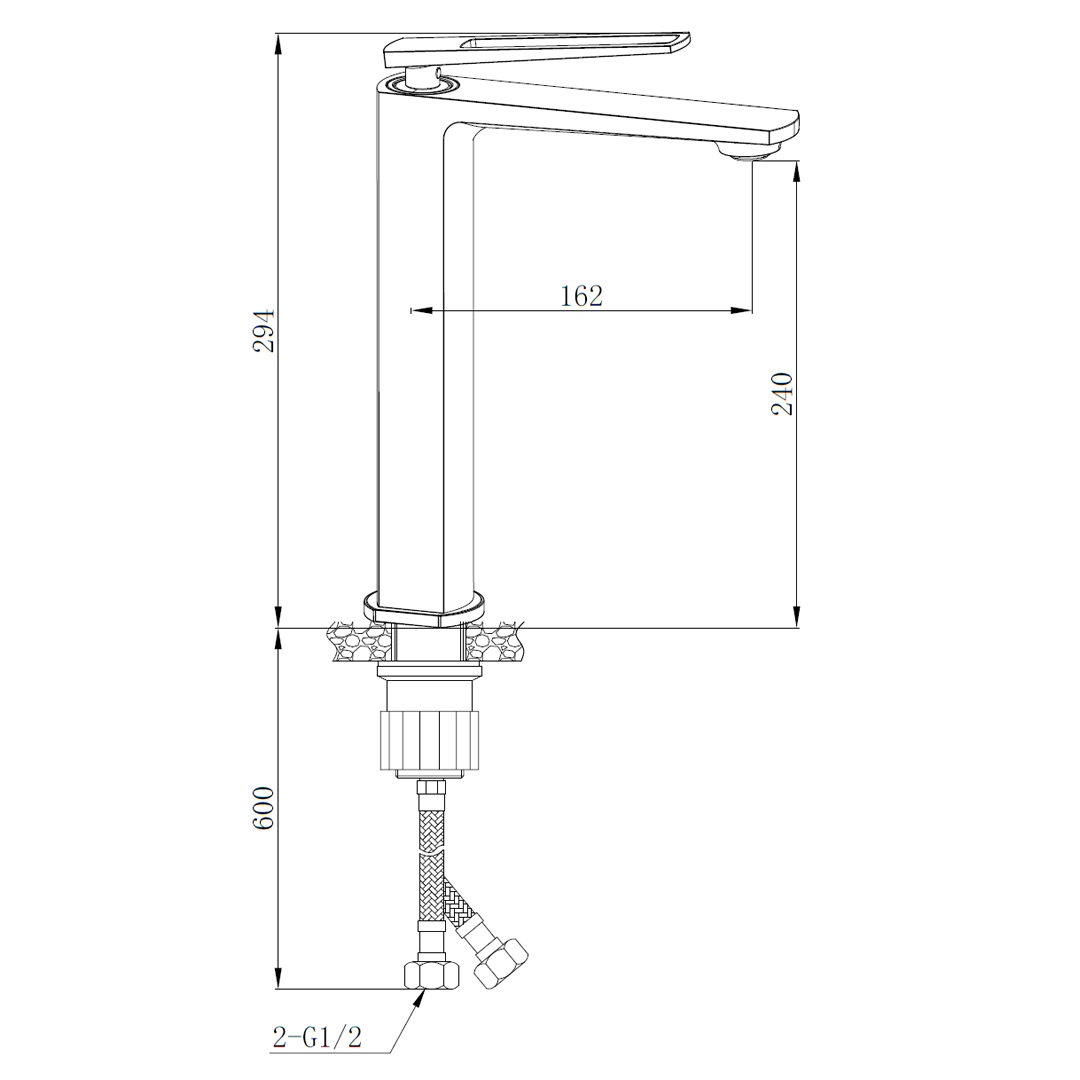 Смеситель для раковины BOCH MANN Chika XL BM8590