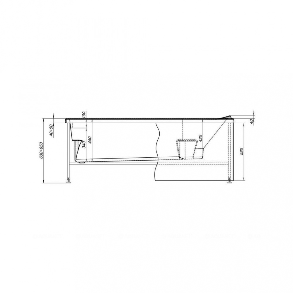 Экран Aquanet L170 H53 К