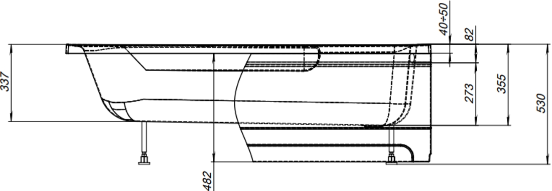 Экран Aquanet Extra 160