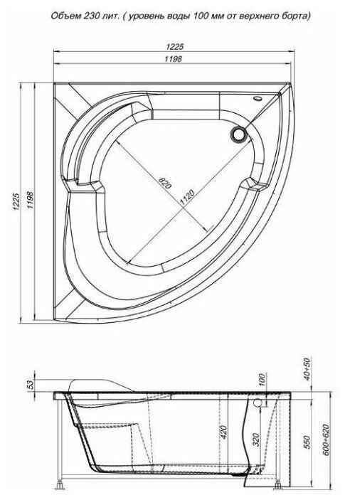 Экран Aquanet Fregate