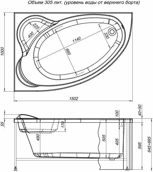 Экран Aquanet Mayorca (L)