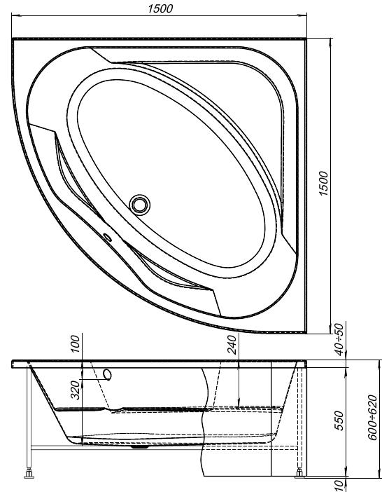 Экран Aquanet Vista 254383