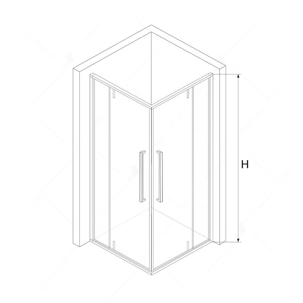 Душевой уголок RGW Stilvoll SV-33 B 90x90