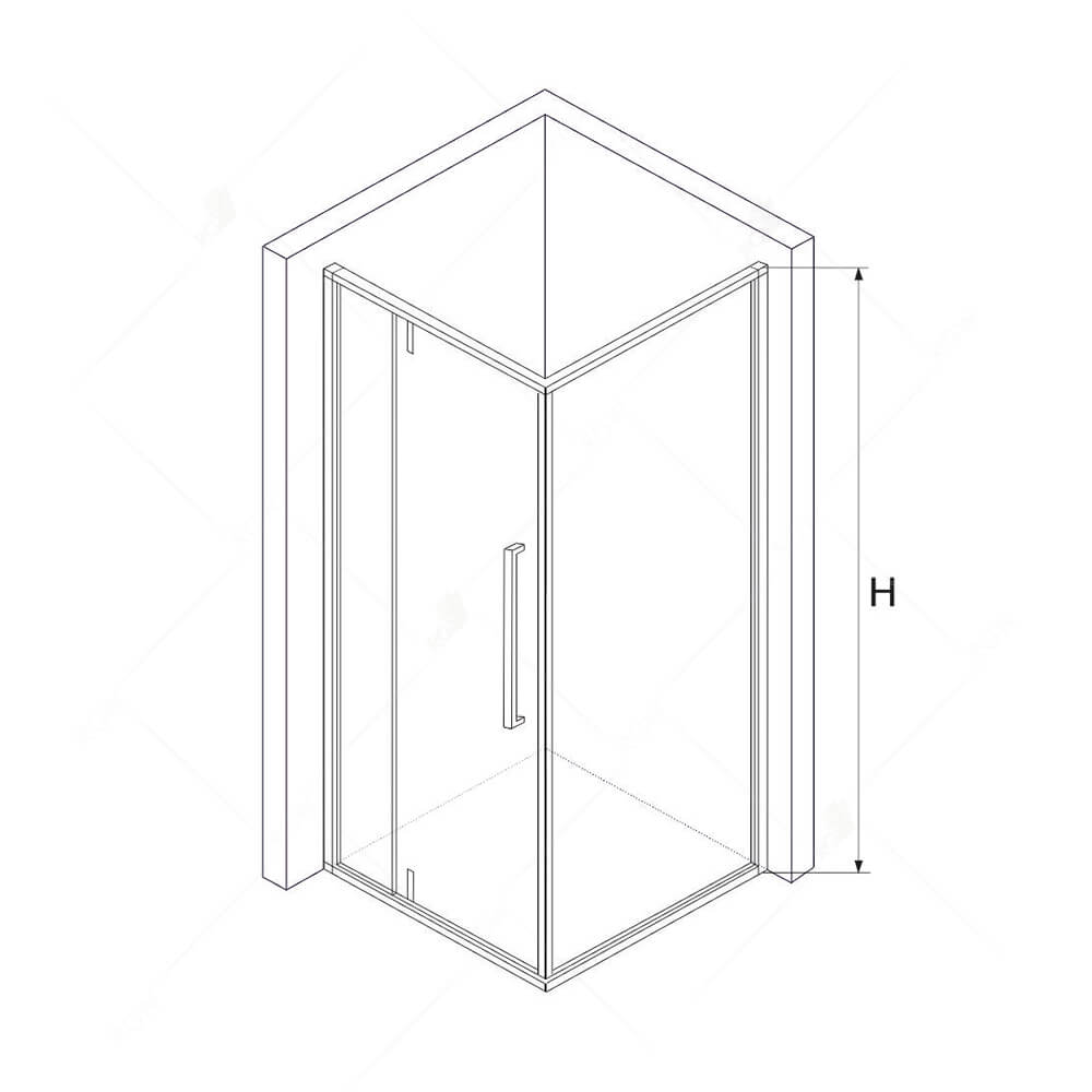 Душевой уголок RGW Stilvoll SV-03+80 см (89-92)x80x200 профиль хром, стекло прозрачное