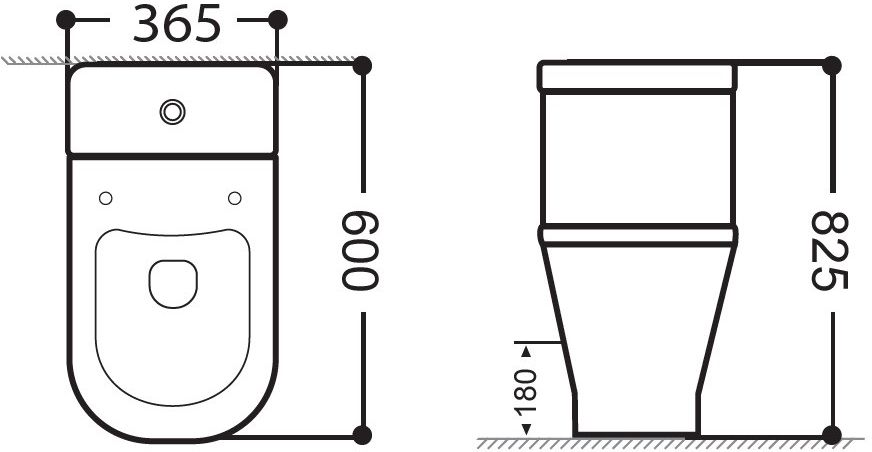 Бачок для унитаза Aquanet Fine FINE-C-1 273787