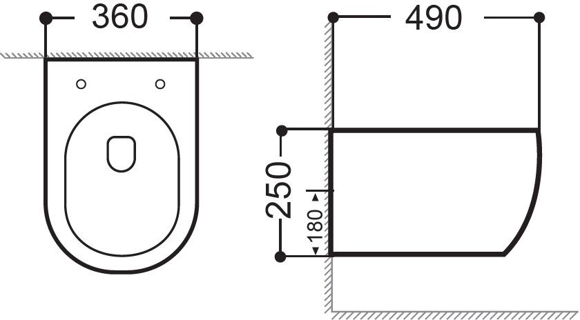 Унитаз подвесной Aquanet Smart 276395 безободковый, с микролифтом