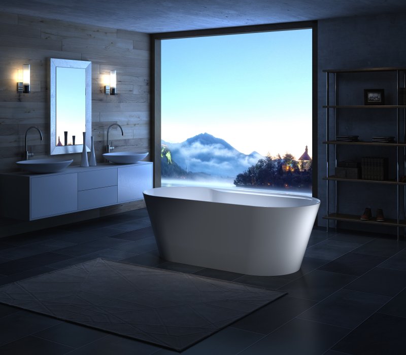 Акриловая ванна BelBagno BB14 180x80